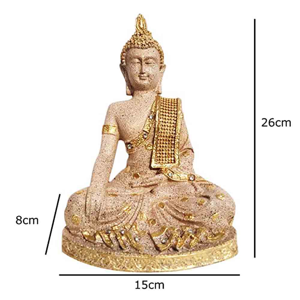 Gautam Buddha Statue With Stone Finish